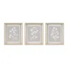 3-piece Framed Glass Wall Art Set