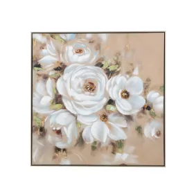 36" x 36" Square Framed Wall Art Flower Canvas Print, Home Decor for Living Room Kitchen Foyer Office