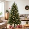 Quick-Assembly Pre-Lit Holiday Tree,Lush Pre-Lit Christmas Tree,Festive Pre-Lit Christmas Tree