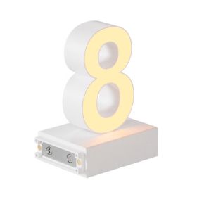 Magnetic LED Light Number, (8) H3.7" 3000K