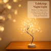 Tabletop Bonsai Tree Light 108 LEDs, 50cm DIY Touch Control Tree Lamp, USB & Battery Powered Warm White Fairy Light for Room Decor