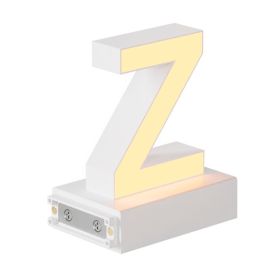 Magnetic LED Light Capital Letter, (Z) H3.7" 3000K