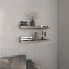 Floating Shelves 1.50" H, 2 Shelves, Taupe