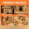 3D Wooden PuzzleTree House Handmade Crafts Assembly Model Kits  Creative Decoration Birthday and Christmas Gifts