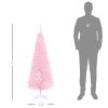 Artificial Pencil Christmas Tree, Slim Xmas Tree with Easy Setup, Ideal for Festive Displays