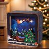 3D Wooden Puzzles For Adults Merry Christmas Model Kit Night Lights Desk Decorations Birthday Gifts For Women