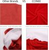 4pcs Christmas Chair Covers,Santa Hat Chair Back Cover Xmas Slipcover for Christmas Dinning Room Home Decoration Supply,Red