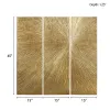 Hand Painted Triptych 3-piece Dimensional Resin Wall Art Set