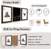 Western Wall Art Set of 3, Southwestern Cowboy Playing Card Wall Decor