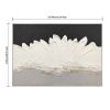 28x40 Framed Abstract Wall Art, Black & White Thick Textured Canvas Painting with Grey & Gold Accents, Modern Decor for Living Room Bedroom, Read