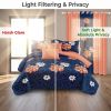 9-Piece Deep Blue And Red Floral Bedspread And Curtain Set, Reversible Microfiber Bedding Set For Queen, King And California King