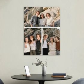 Custom Canvas Prints 3 by 4 Vertical 3Pcs Images Print Photos - 1.5'' (size: 18"*24")