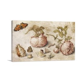 Trompe l'oeil Still Life (Type: Standard Framed Canvas Print, size: 12" x 8" / 30cm x 20cm (approx))