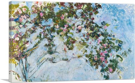 Roses 1925 (Type: Standard Framed Canvas Print, size: 32" x 24" / 80cm x 60cm (approx))