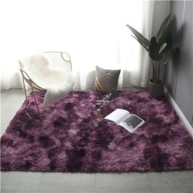 Plush Girl's Room With Tatami Mats Beside The Bed (Option: Deep purple-80x160cm)