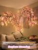 The cherry blossom branches can be customized. The LED tree-shaped lamp is 7.55 feet long and has 148 LEDs. It is suitable for wall decoration and can