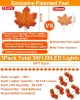 Timer & 3 Pack - 30Ft Fall Garland Fall Decorations for Home 60 LED Leafed Lights Patented Realistic Maples Leafed Battery Operated Autumn Fall D